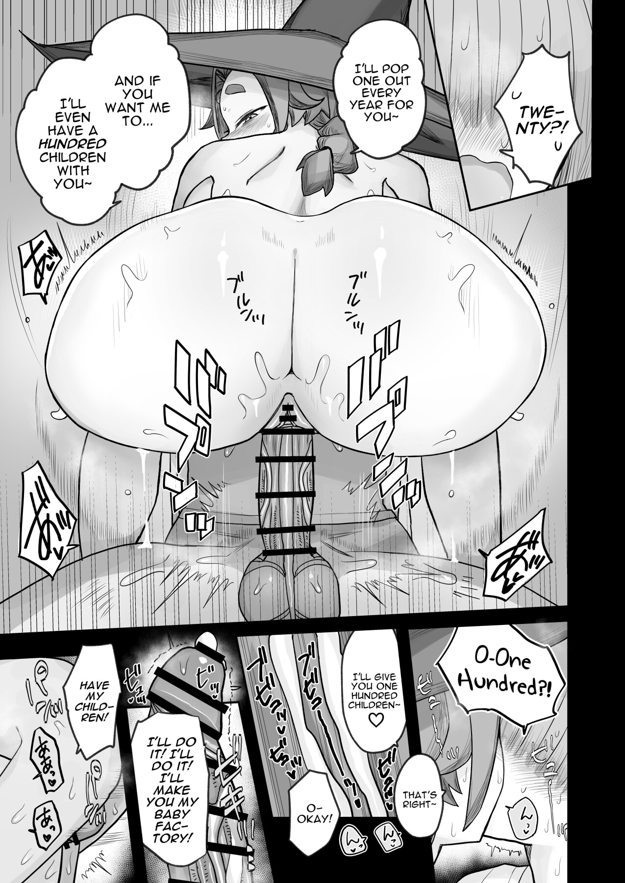 Hentai Manga Comic-1000 Year Old Witch Cumsqueezes Her Disciple During His Virginity Graduation Exam-Read-38